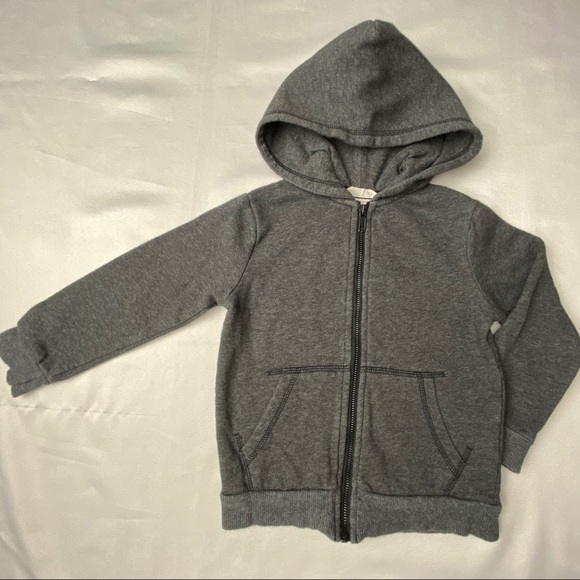 H&M Toddler Dark Grey Zip-up Hoodie Size 2-4 - Picture 10 of 10